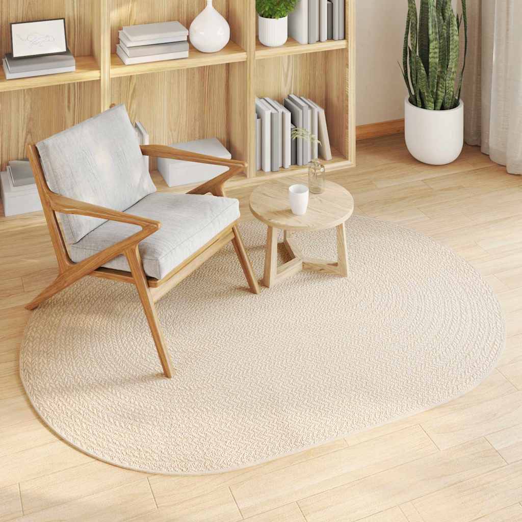 Χαλί ZIZUR Κρεμ 170 x 120 εκ. Πολυπροπυλένιο - Pakobazaar