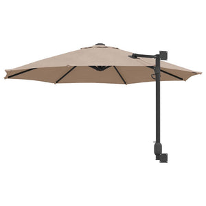 Ομπρέλα Κήπου Taupe 248 x 248 x 148 εκ. Πολυεστέρας και Χάλυβας - Pakobazaar