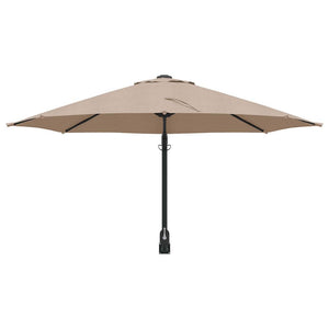 Ομπρέλα Κήπου Taupe 248 x 248 x 148 εκ. Πολυεστέρας και Χάλυβας - Pakobazaar
