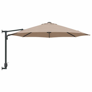 Ομπρέλα Κήπου Taupe 248 x 248 x 148 εκ. Πολυεστέρας και Χάλυβας - Pakobazaar
