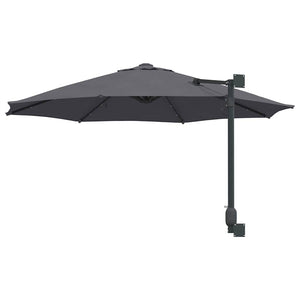 Ομπρέλα Κήπου με φώτα λωρίδας LED Ανθρακί 248 x 248 x 148 εκ. - Pakobazaar