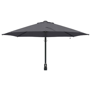 Ομπρέλα Κήπου με φώτα λωρίδας LED Ανθρακί 248 x 248 x 148 εκ. - Pakobazaar