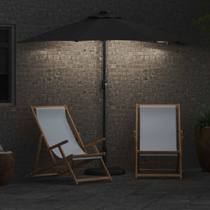 Ομπρέλα Κήπου Ανθρακί 294 x 150 x 223 εκ - Pakobazaar