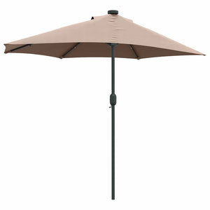 Ομπρέλα Κήπου Taupe 294 x 150 x 223 εκ Πολυεστέρας και Χάλυβας - Pakobazaar