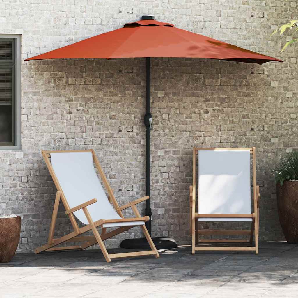 Ομπρέλα Κήπου Τερακότα 294 x 150 x 223 εκ - Pakobazaar