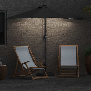 Ομπρέλα Κήπου Ανθρακί 294 x 150 x 224 εκ - Pakobazaar