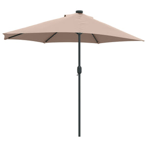 Ομπρέλα Κήπου Taupe 294 x 150 x 224 εκ Πολυεστέρας και Χάλυβας - Pakobazaar