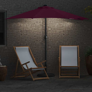 Ομπρέλα Κήπου Βεραμάν Κόκκινο 294 x 150 x 224 εκ - Pakobazaar