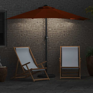 Ομπρέλα Κήπου Τερακότα 294 x 150 x 224 εκ - Pakobazaar