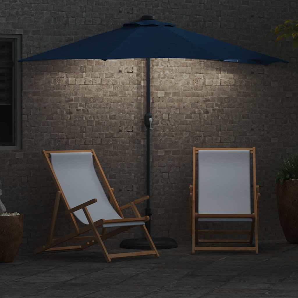 Ομπρέλα Κήπου Αζούρ μπλε 294 x 150 x 224 εκ - Pakobazaar