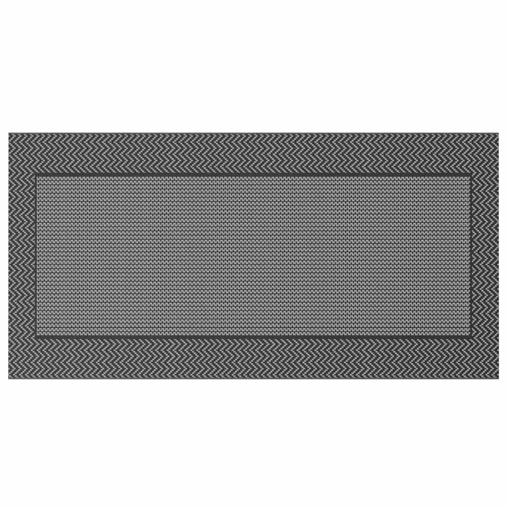 Χαλί εξωτερικού χώρου ARAKIL Μαύρο και Γκρι 600 x 300 εκ - Pakobazaar