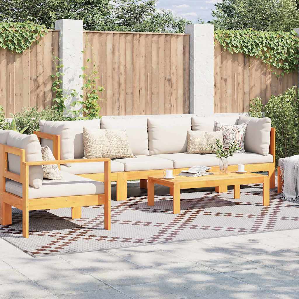 Χαλί εξωτερικού χώρου ARAKIL Καφέ και Λευκό 400 x 300 εκ