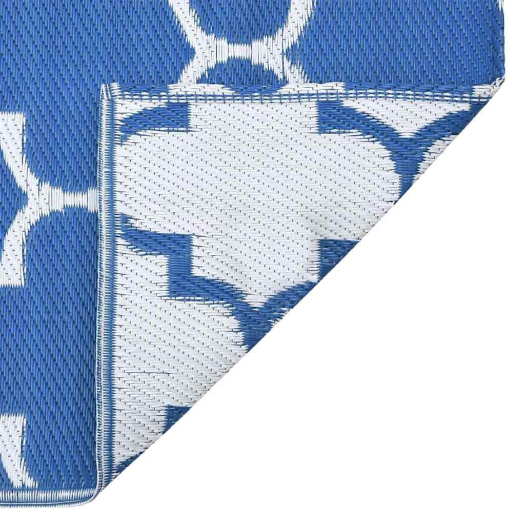 Χαλί εξωτερικού χώρου ARAKIL Μπλε και άσπρο 400 x 300 εκ