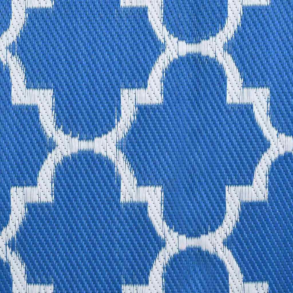 Χαλί εξωτερικού χώρου ARAKIL Μπλε και άσπρο 400 x 300 εκ