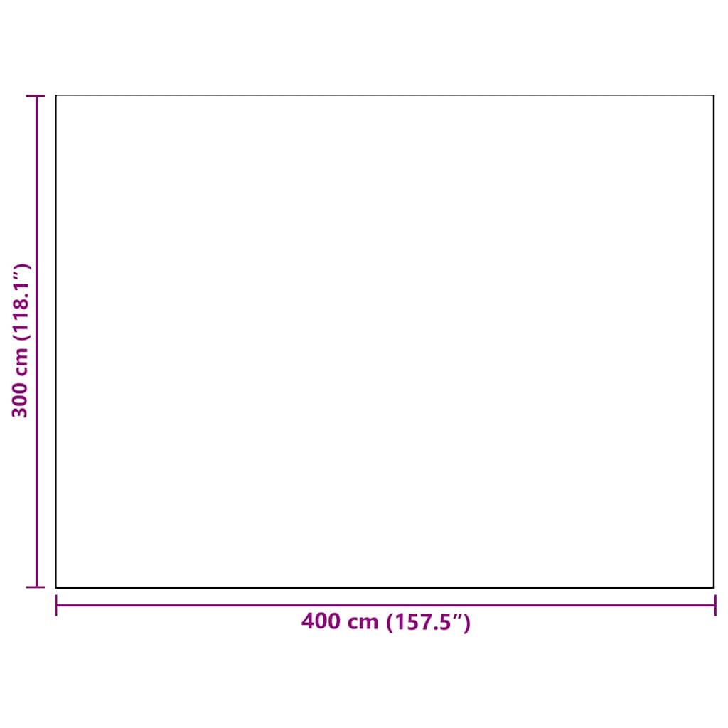 Χαλί εξωτερικού χώρου ARAKIL Μπλε και άσπρο 400 x 300 εκ