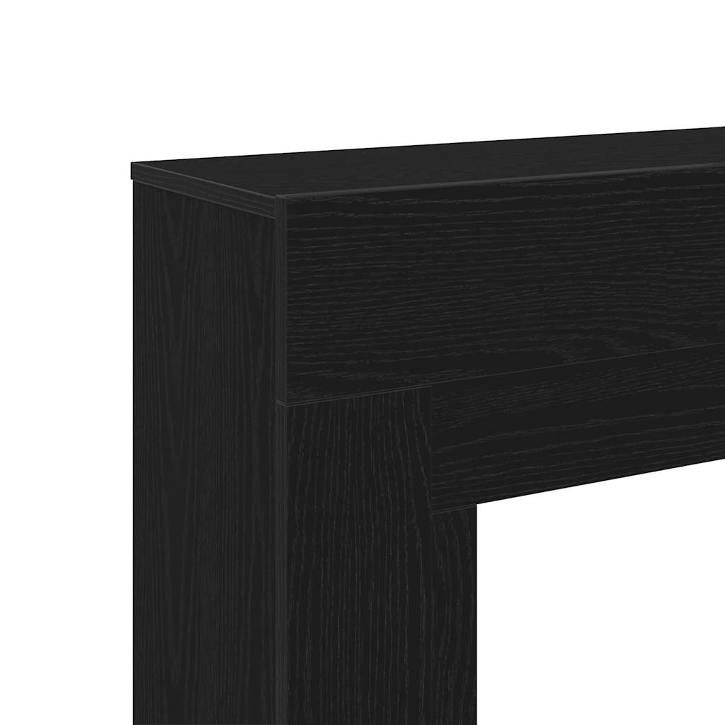 Πλαίσιο Τζακιού από Μαύρη Δρυ 100x30x87,5 εκ. από Τεχνητό Ξύλο - Pakobazaar