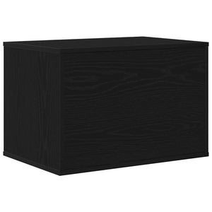 Άμμος για Γάτες - Θήκη Μαύρη Δρυς 60x40x40 εκ. από Τεχνητό Ξύλο