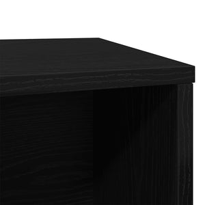Άμμος για Γάτες σε Μαύρο Δρυς 80x50x45 εκ. από Τεχνητό Ξύλο