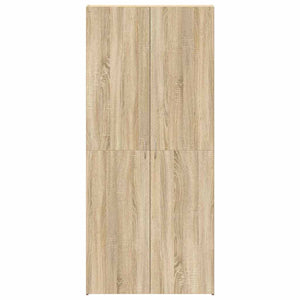 Ντουλάπα Παπουτσιών Καφέ 80 x 35.5 x 180 εκ Επεξεργασμένο ξύλο - Pakobazaar