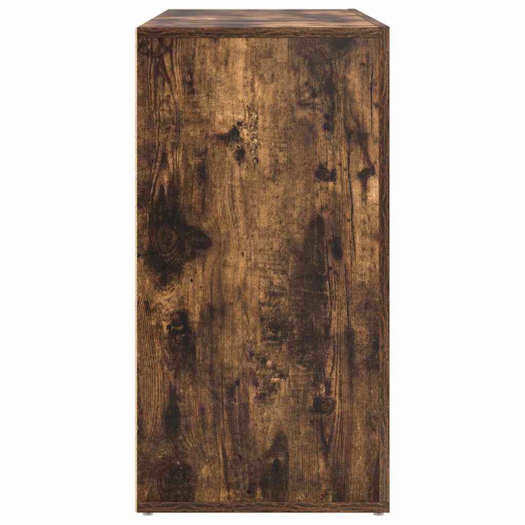 Πλαϊνό γραφείο με συρτάρι Καπνιστό Δρύς 120 x 36 x 69 εκ - Pakobazaar