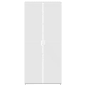 Ντουλάπα Παπουτσιών 80 x 39 x 178 εκ Επεξεργασμένο Ξύλο Λευκό