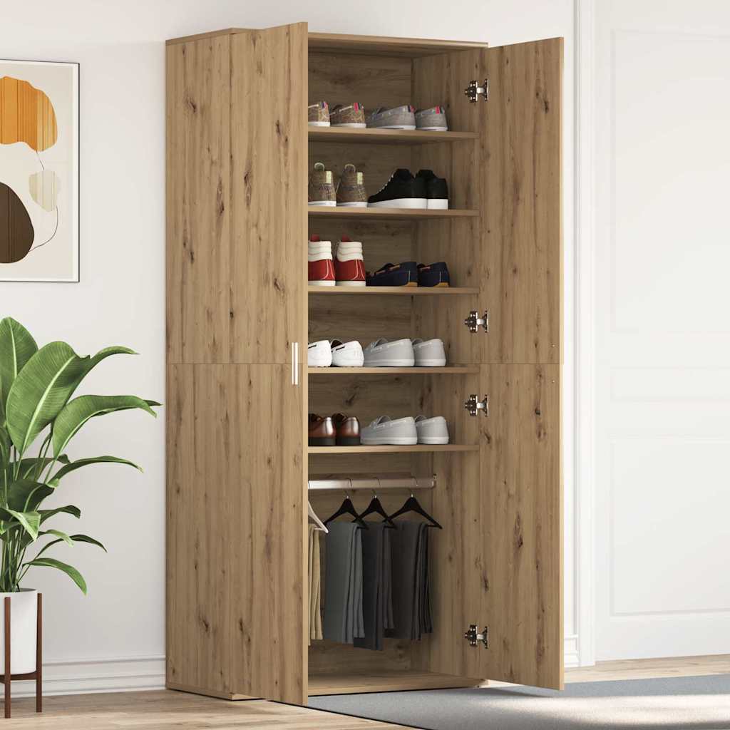 Ντουλάπα Παπουτσιών με ράφι Artisan Oak 80 x 39 x 178 εκ