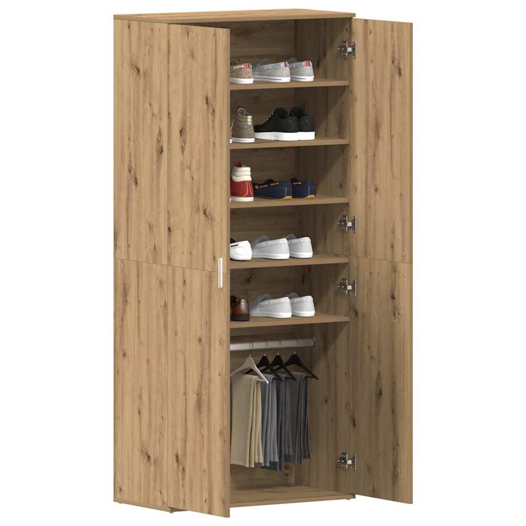 Ντουλάπα Παπουτσιών με ράφι Artisan Oak 80 x 39 x 178 εκ