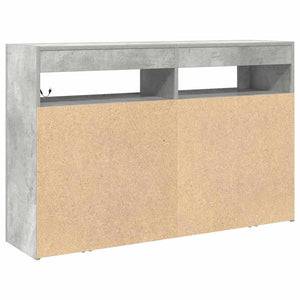 Πλαϊνό γραφείο Σκυρόδεμα Γκρι 116 x 30 x 75 εκ.