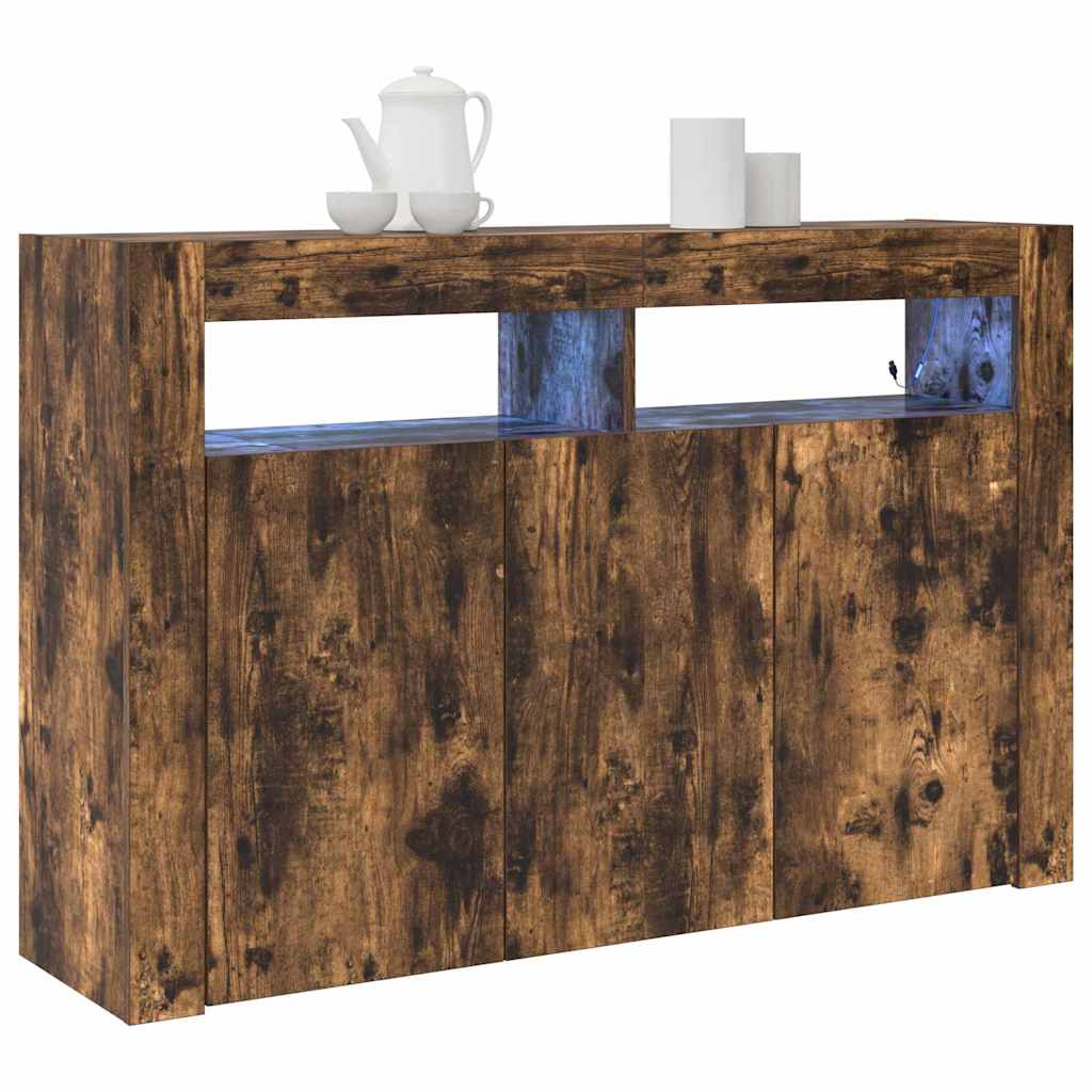 Πλαϊνό γραφείο Καπνιστό Δρύς 116 x 30 x 75 εκ.