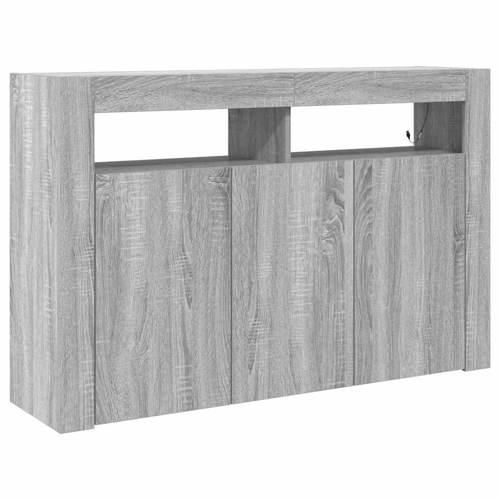Πλαϊνό γραφείο Γκρίζο Σονομα 116 x 30 x 75 εκ.