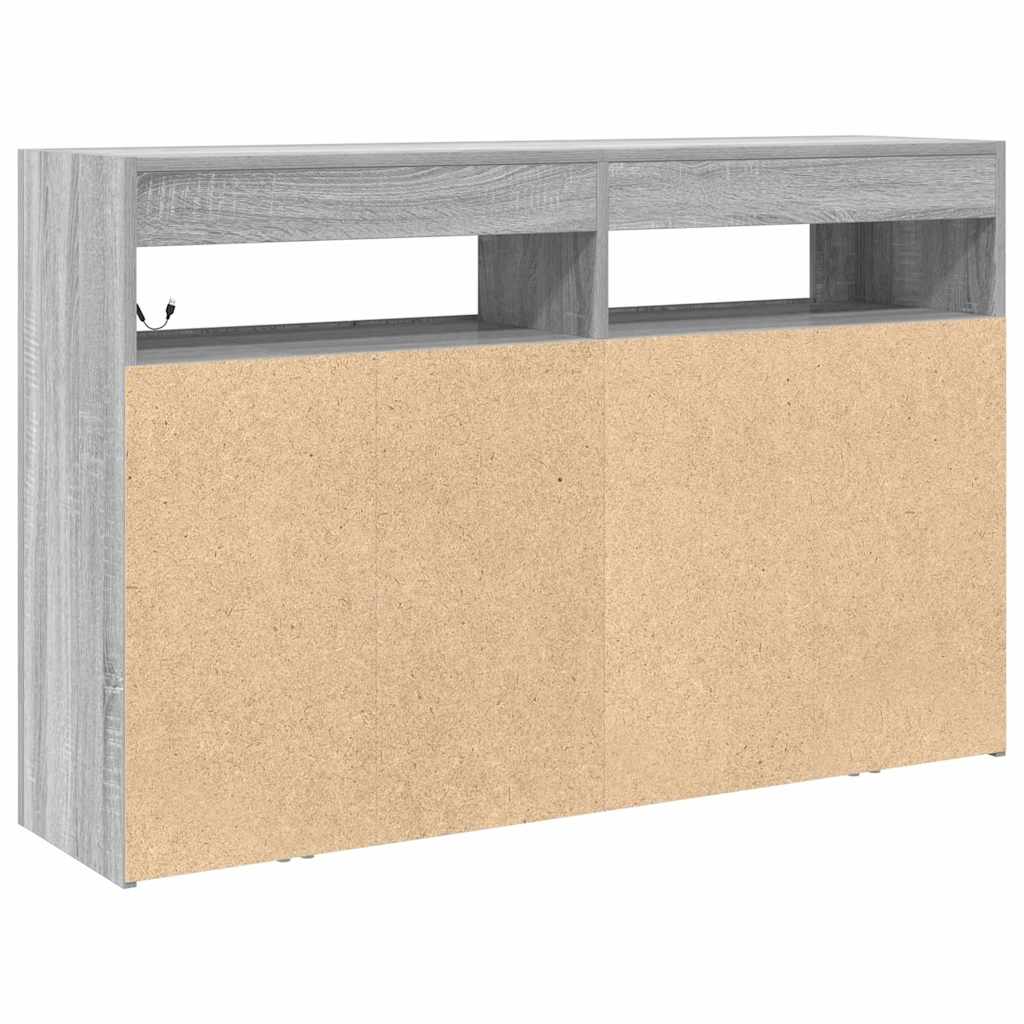 Πλαϊνό γραφείο Γκρίζο Σονομα 116 x 30 x 75 εκ.