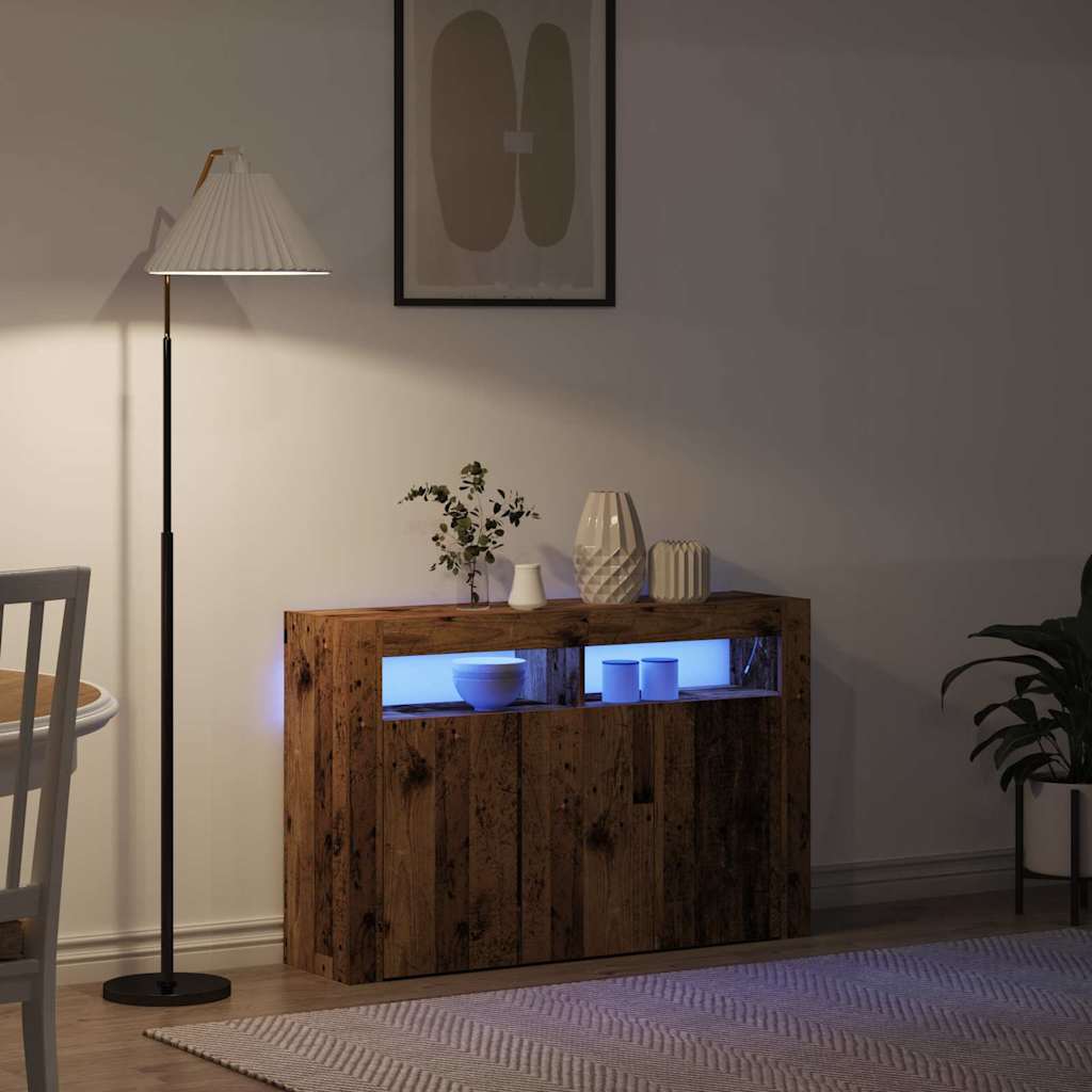 Πλαϊνό γραφείο Παλιό ξύλο 116 x 30 x 75 εκ. Επεξεργασμένο ξύλο