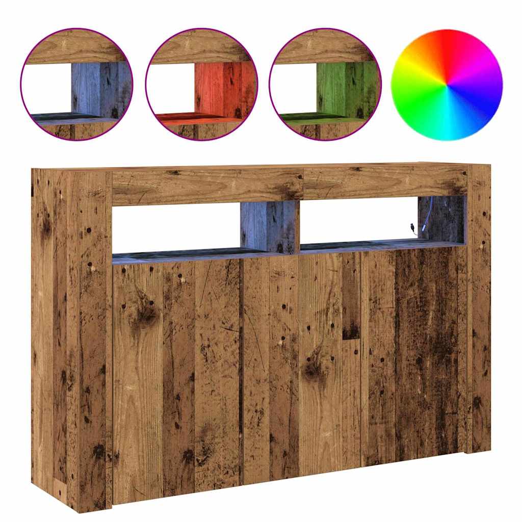 Πλαϊνό γραφείο Παλιό ξύλο 116 x 30 x 75 εκ. Επεξεργασμένο ξύλο