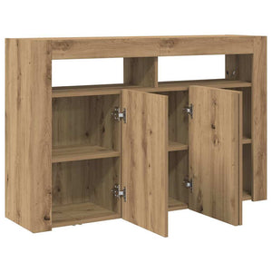 Πλαϊνό γραφείο Artisan Oak 116 x 30 x 75 εκ. Επεξεργασμένο Ξύλο