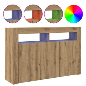 Πλαϊνό γραφείο Artisan Oak 116 x 30 x 75 εκ. Επεξεργασμένο Ξύλο