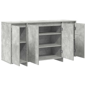 Πλαϊνό γραφείο Σκυρόδεμα Γκρι 135 x 41 x 75 εκ - Pakobazaar