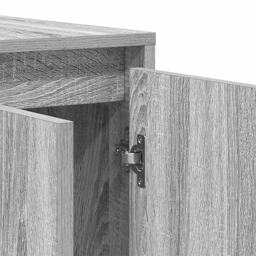 Πλαϊνό γραφείο Γκρι sonoma 120 x 41 x 75 εκ. Επεξεργασμένο ξύλο