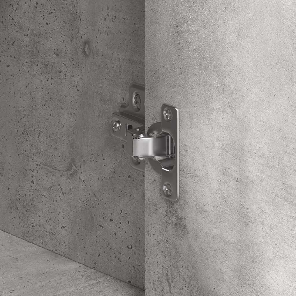 Πλαϊνό γραφείο με συρτάρι Σκυρόδεμα Γκρι 120 x 41 x 75 εκ.