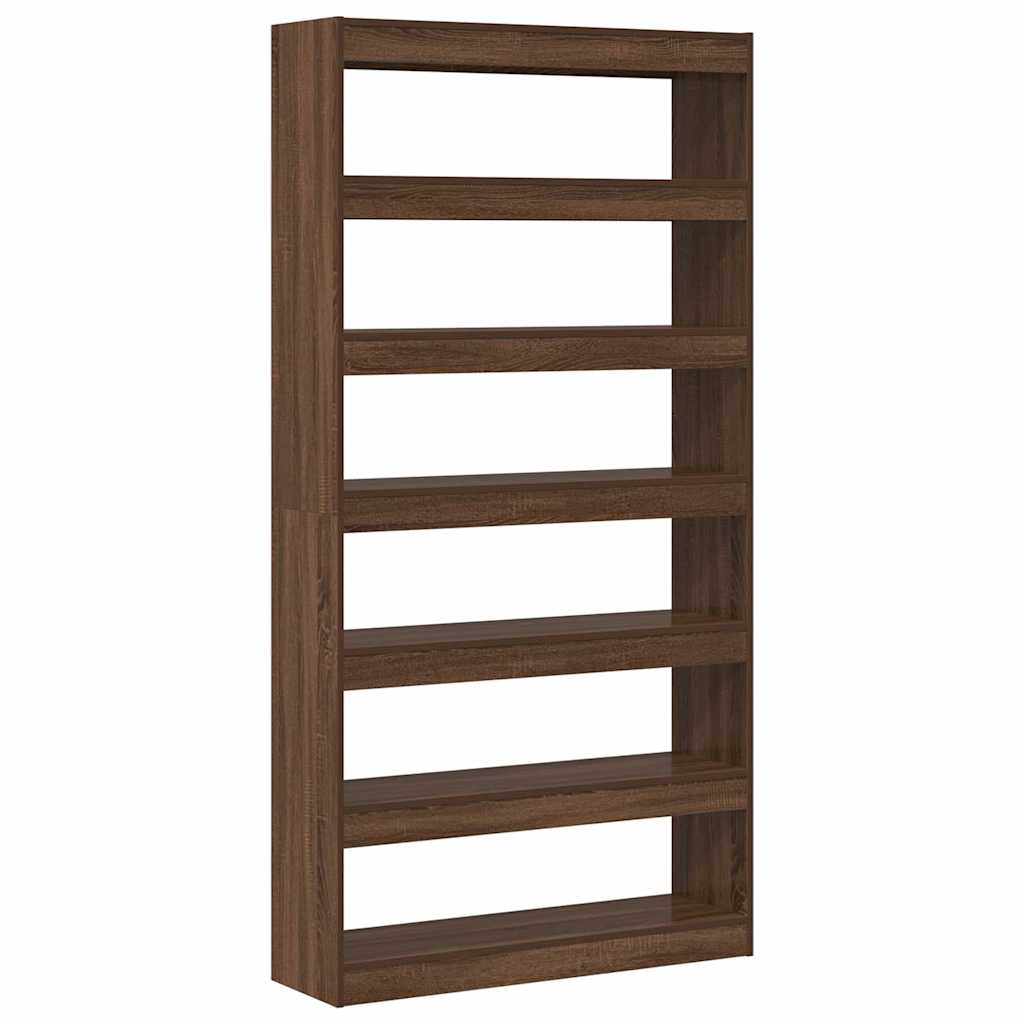 Βιβλιοθήκη 6 επιπέδων 100 x 30 x 198 εκ. Επεξεργασμένο Ξύλο - Pakobazaar