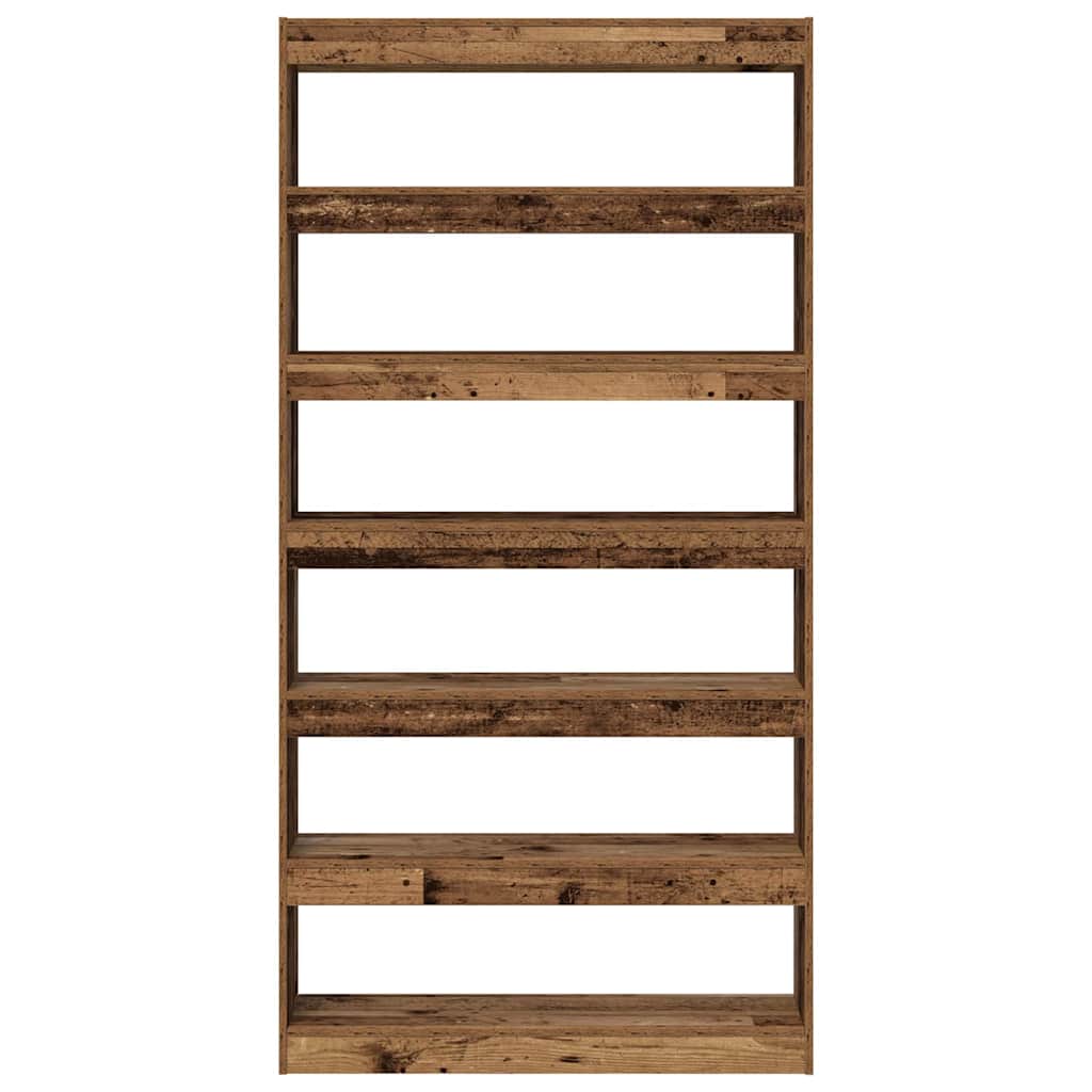 Βιβλιοθήκη 6 επιπέδων 100 x 30 x 198 εκ. Επεξεργασμένο Ξύλο - Pakobazaar