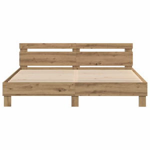 Σκελετός Κρεβατιού Artisan Oak 180 x 200 cm Επεξεργασμένο Ξύλο