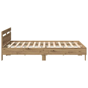 Σκελετός Κρεβατιού Artisan Oak 180 x 200 cm Επεξεργασμένο Ξύλο