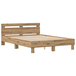Σκελετός Κρεβατιού Artisan Oak 150 x 200 cm Επεξεργασμένο Ξύλο - Pakobazaar