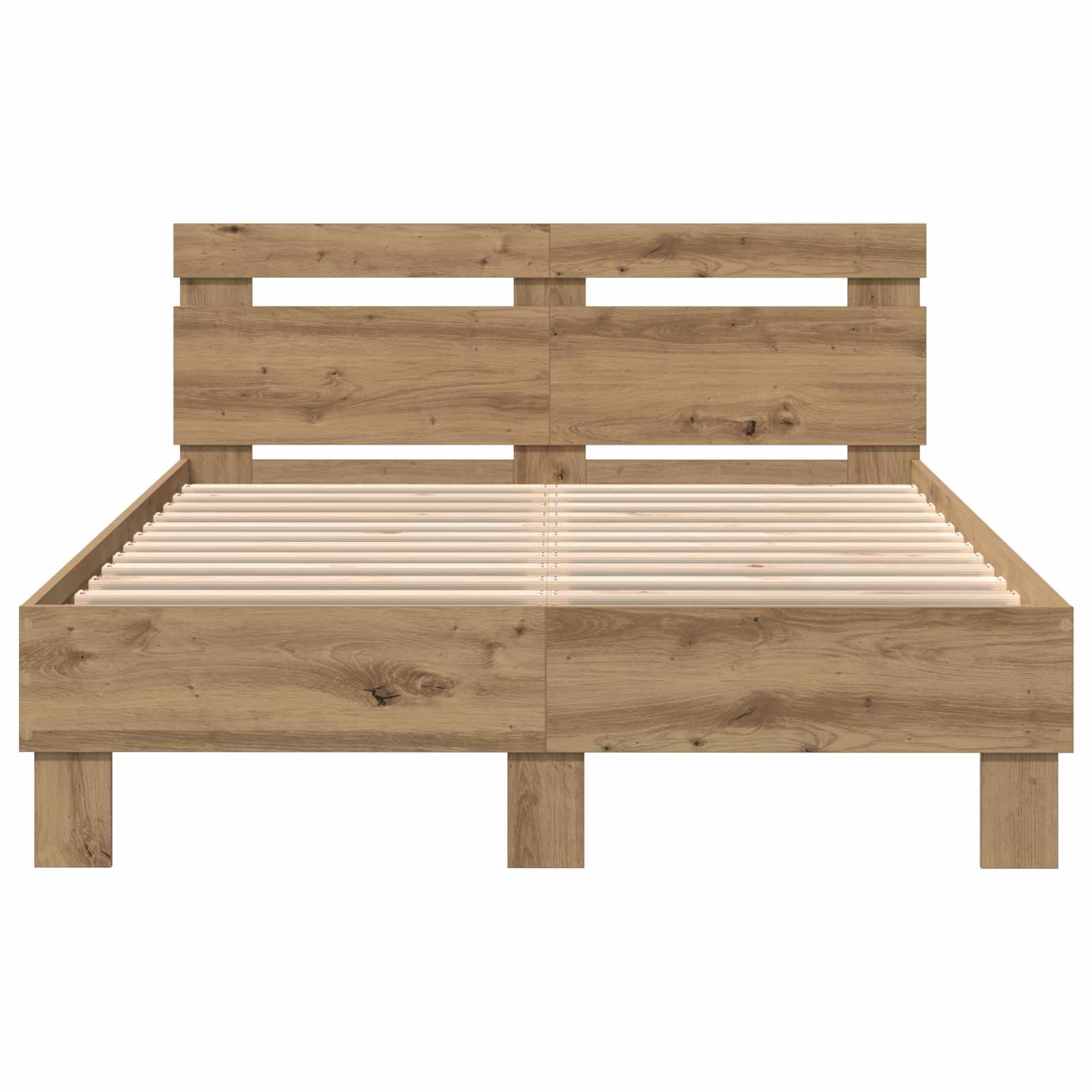 Σκελετός Κρεβατιού Artisan Oak 120 x 200 cm Επεξεργασμένο Ξύλο - Pakobazaar
