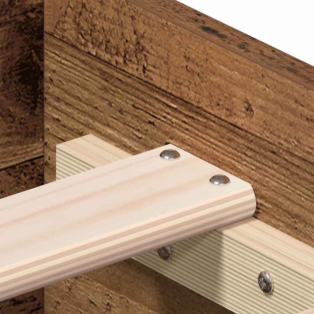 Σκελετός Κρεβατιού Παλιό Ξύλο 180 x 200 cm Επεξεργασμένο ξύλο