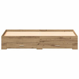 Σκελετός Κρεβατιού Artisan Oak 180 x 200 cm Επεξεργασμένο Ξύλο