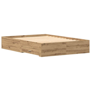 Σκελετός Κρεβατιού Artisan Oak 160 x 200 cm Επεξεργασμένο ξύλο - Pakobazaar