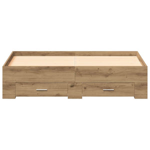 Σκελετός Κρεβατιού Artisan Oak 160 x 200 cm Επεξεργασμένο ξύλο - Pakobazaar