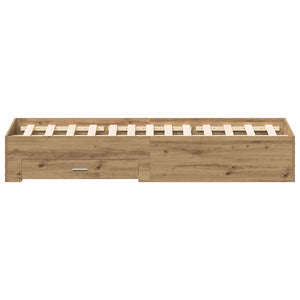 Σκελετός Κρεβατιού Artisan Oak 160 x 200 cm Επεξεργασμένο ξύλο - Pakobazaar