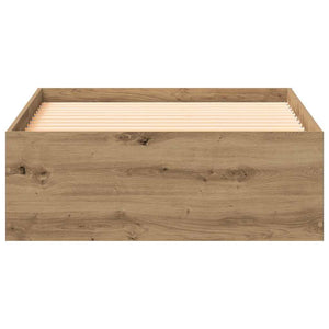 Σκελετός Κρεβατιού Artisan Oak 100 x 200 cm Επεξεργασμένο Ξύλο